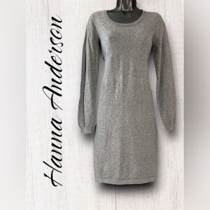 : : HANNA ANDERSSON Lone Sleeve Sweater Dress : :